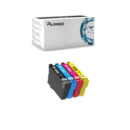 4 Cartucce Epson T604XL 604 C13T10H14010 Nero + Colore Compatibili