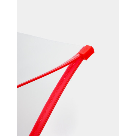 Busta con cerniera ErichKrause Fizzy Clear con cerniera colorata, A4, 120 mcm, colori assortiti (confezione da 12 pezzi)