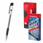 Box da 12 Penne a inchiostro gel nero ErichKrause G-Star Stick&amp;Grip Classic