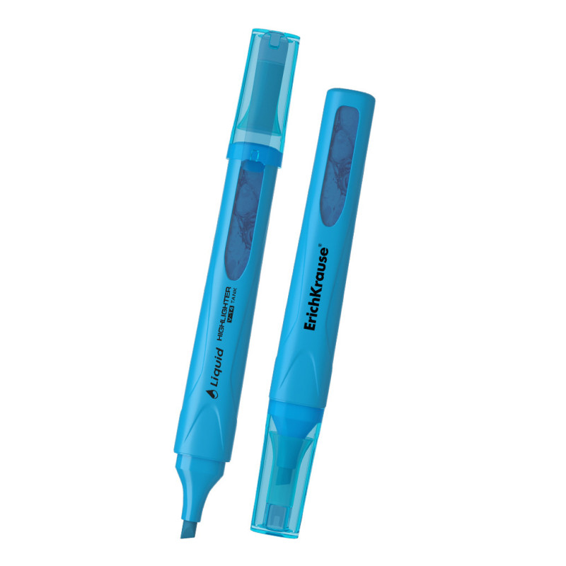 Evidenziatore ErichKrause Liquid Visioline V-14 Blu Neon