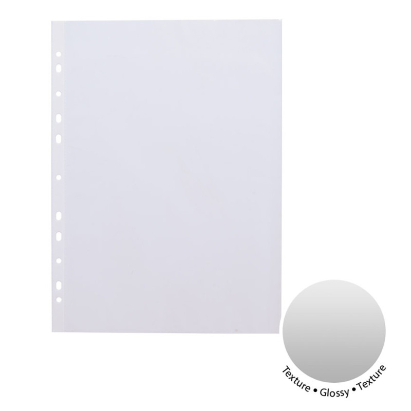 Conf. da 100 pz. Glossy Clear 60 micron - Buste Trasparenti Lisce A4