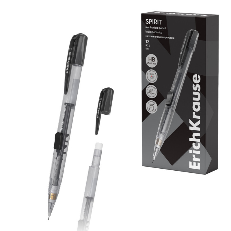 Box da 12 Matite Meccaniche HB ErichKrause Spirit 0.5 mm