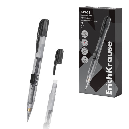 Matita meccanica ErichKrause Spirit 0,5 mm con scatto orizzontale HB