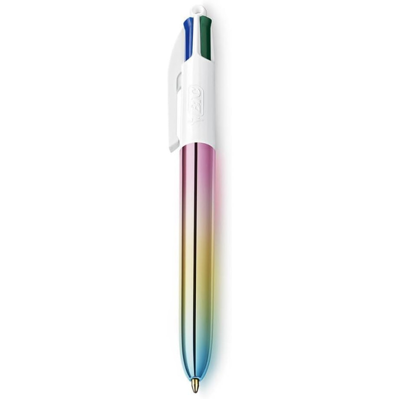 BIC 4 Colours Gradient - Penna a sfera a scatto a 4 colori