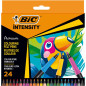 BIC Intensity Pennarelli Colorati Premium con Grip 24 colori