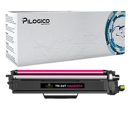 Toner TN-247M Magenta con Chip Compatibile per Brother | Pilogico
