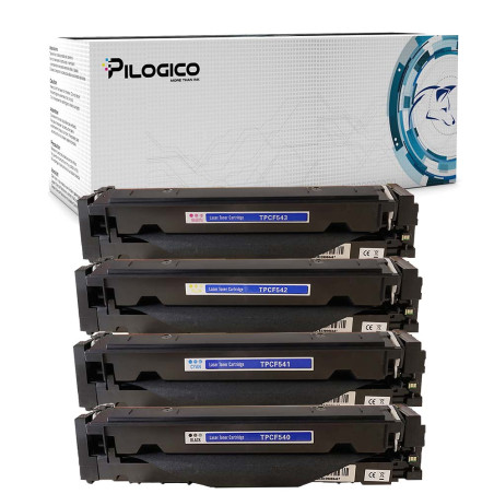Toner HP CF540A KIT4 203A Nero + Colori Compatibile