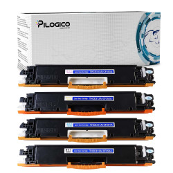 4 Toner HP CE 310 A 126A Nero + Colore Compatibile