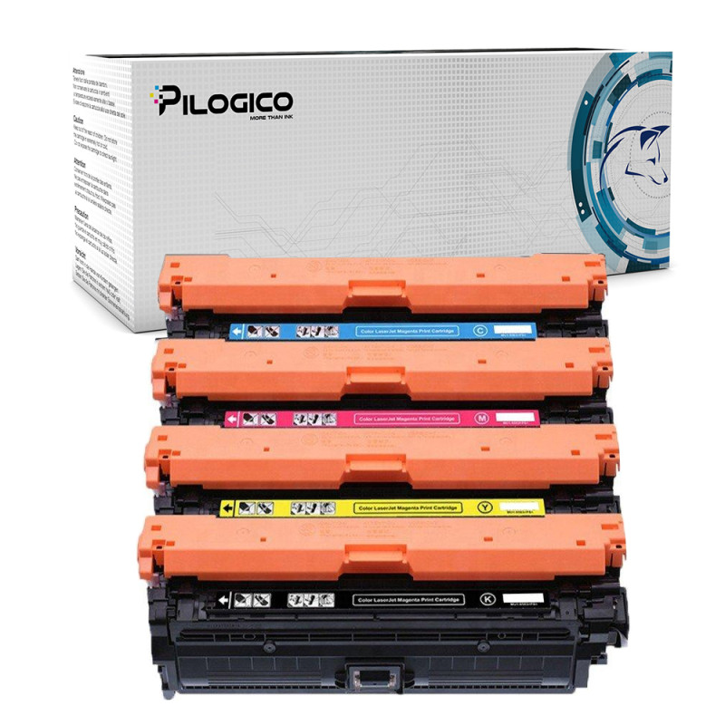 4 Toner HP CF400-3X 201X Nero + Colore Compatibili