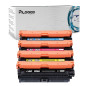 4 Toner HP CF400-3X 201X Nero + Colore Compatibili