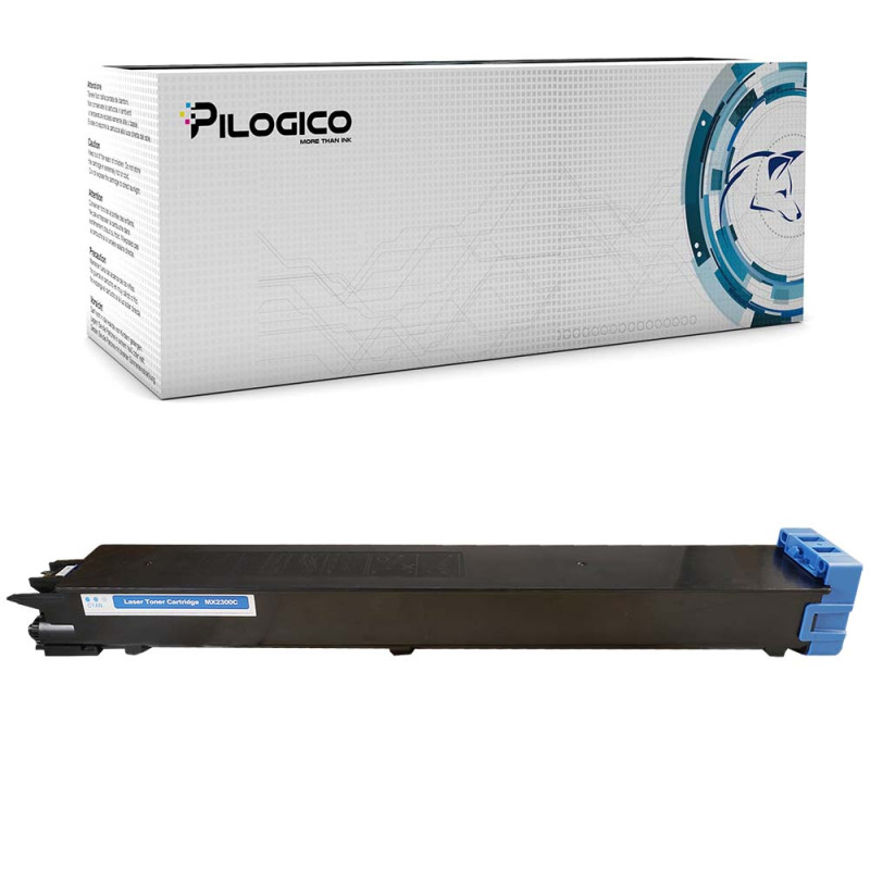 Toner Sharp MX 2300 MX 27 Ciano Compatibile