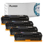 4 Toner Canon CRG-731H Nero + Colori Compatibili