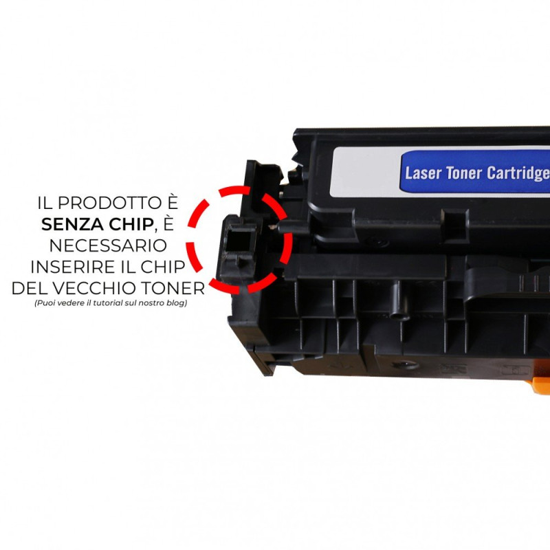        4 Toner HP W2410A 216A Nero + Colore NO CHIP Compatibile