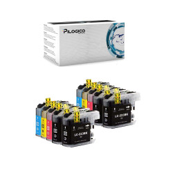 10 Cartucce Brother LC223 223 Nero + Colore Compatibili