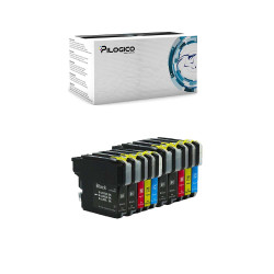 10 Cartucce Brother LC985 Nero + Colore Compatibili