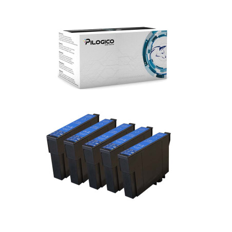 5 Cartucce Epson T1632 Ciano Compatibili