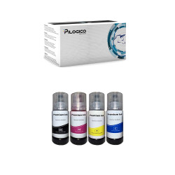 4 Bottiglie di Inchiostro Epson T1045 104 Nero + Colore Compatibili