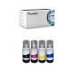 4 Bottiglie di Inchiostro Epson T1045 104 Nero + Colore Compatibili