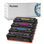 4 Toner HP W2210A 207A Nero + Colore NO CHIP Compatibile