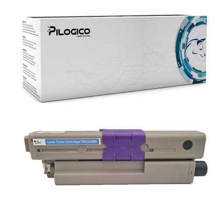 Toner OKI C310 BK 44469803 Nero Compatibile